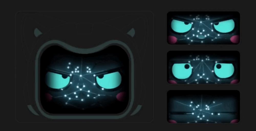 Kitto facial and eye sync demonstration