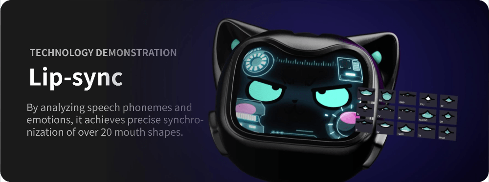 Kitto lip sync demonstration